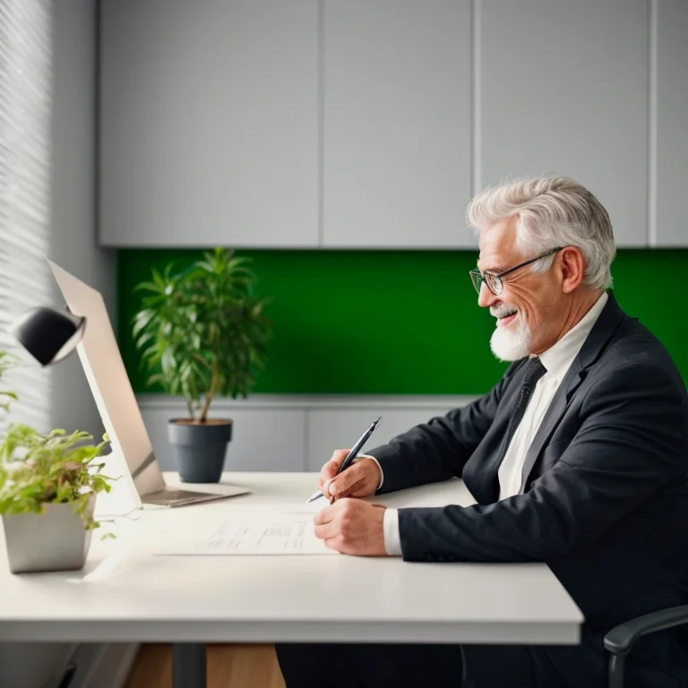 Legal documents on desk